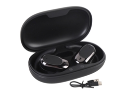 Aetheria fones de Ouvido Tradutor 144 Idiomas Sem Fio Controle App Música e Chamadas Preto
