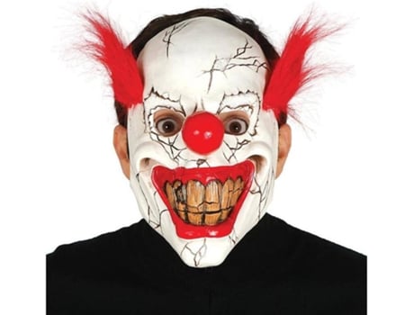 Máscara  Palhaço De Terror Com Cabelo
