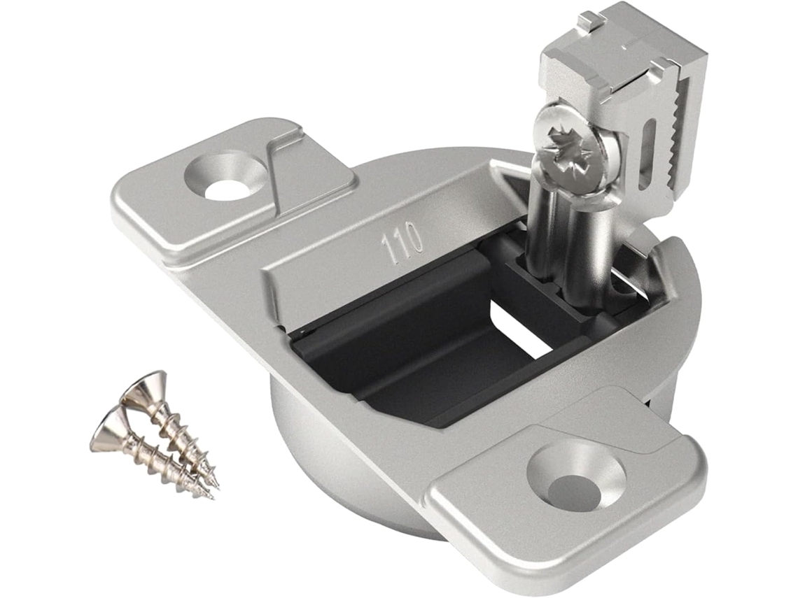 Dobradiça Compacta De Fechamento Automático Com Rosca 110 Graus Para Blum 33 3600, Compatível Com Compact 31e 33, Placa