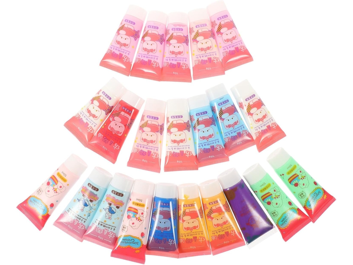 Cola Cremosa Simulada, 22 Unidades De 50ml, Para Capas De Celular Diy.