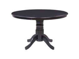 Mesa de jantar BELIANI Akron de MDF Preto 120x120x76