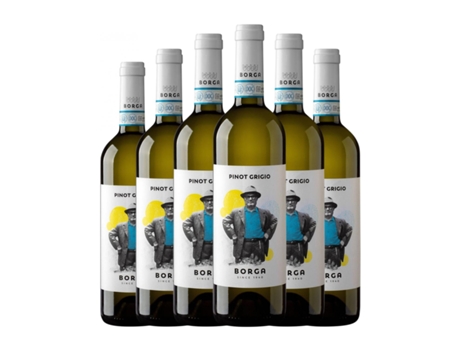 Vinho branco BORGA Pinot Cinza Delle Venezie (0.75 L - 6 Unidades)