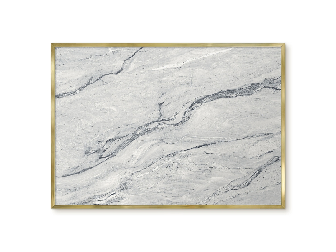Quadro magnético de parede com efeito mármore elegante para quarto Espelharte (100x70 cm)