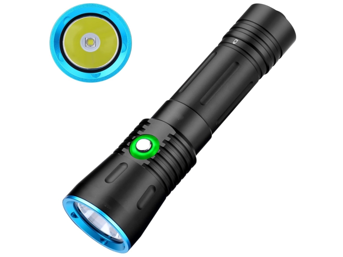 Lanterna de Mergulho Led BISBISOUS Dv11 1500 Lumens Ipx8 Preta VIGA EUROPE