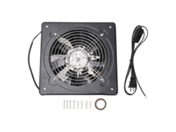 Ventilador de Exaustão de Cozinha 9.8 Polegadas Aço Carbono 2800rpm 80w Parede Montado Silencioso 110v | S/MARCA