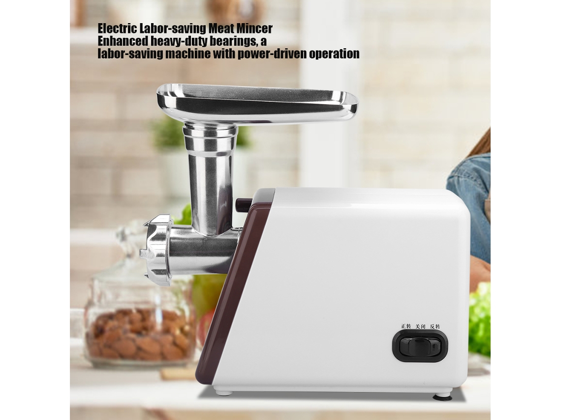 Laxiscreed Moinho Elétrico De Carne Multifuncional Com Enchimento De Salsicha, 350w E 220v