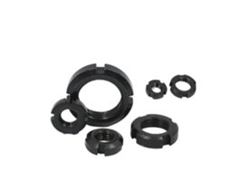 Porca De Travamento Radial, Trava Radial Com Quatro Porcas De Retenção Ranhuradas Em Aço Carbono M10 M60 M12x1, 25mm 2 Peças