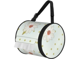 Porta Papel Higiênico Dobrável Com Estampa De Camélia Em Flor, Ideal Para Pendurar E Armazenar Rolos De Papel Higiênico