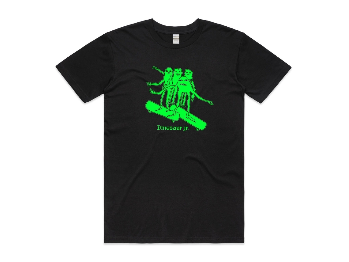 Camiseta preta Dinosaur Jr. Moloney ROCKINSTONE Unissex Adulto Mais Vendidas Tamanho: G