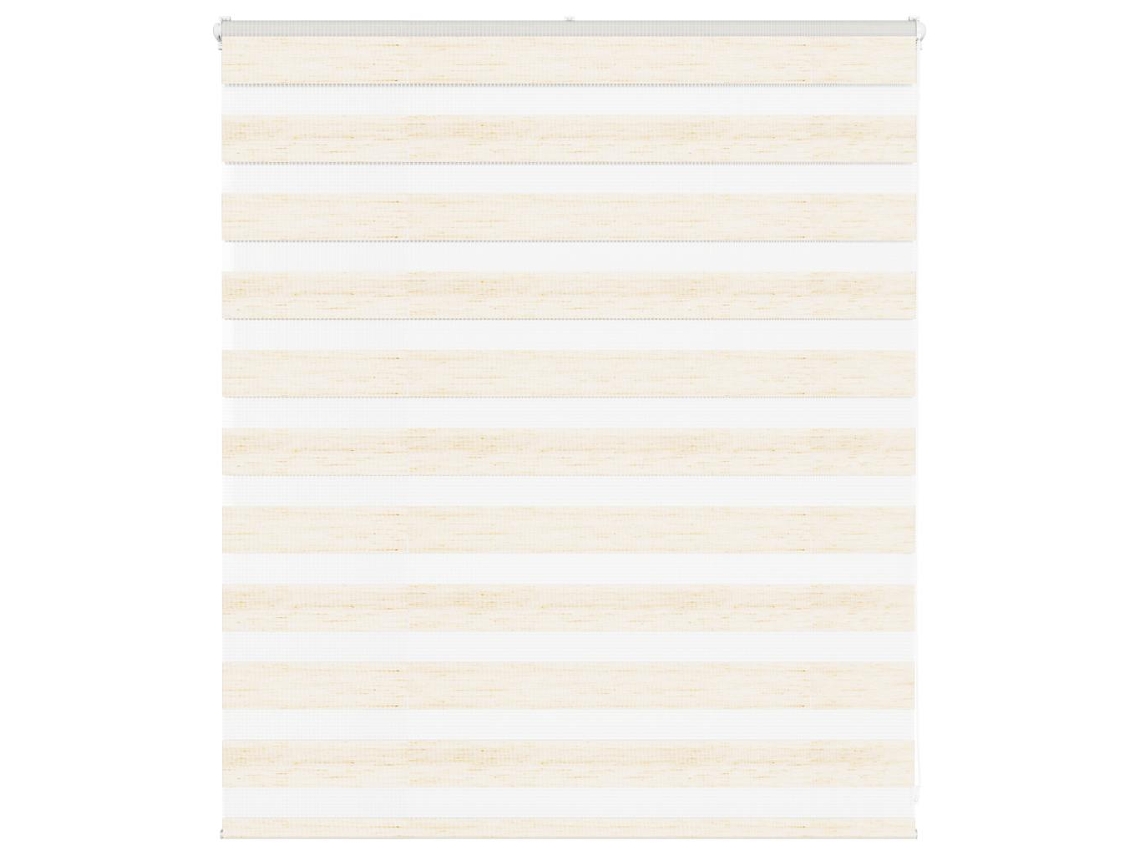 Vidaxl Cortina De Zebra 135x100 Cm Largura Do Tecido 130,9cm Poliéster