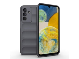Capa Halinuia Para Samsung Galaxy A26 5g Magic Shield Tpu Flanela Cinzento Escuro (proteção Integral, Interior Em Flanela)