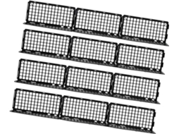 Conjunto De 12 Painéis Modulares Barreira Para Estimação, Bloqueador De Passagem Sob Sofás E Camas, Divisor De