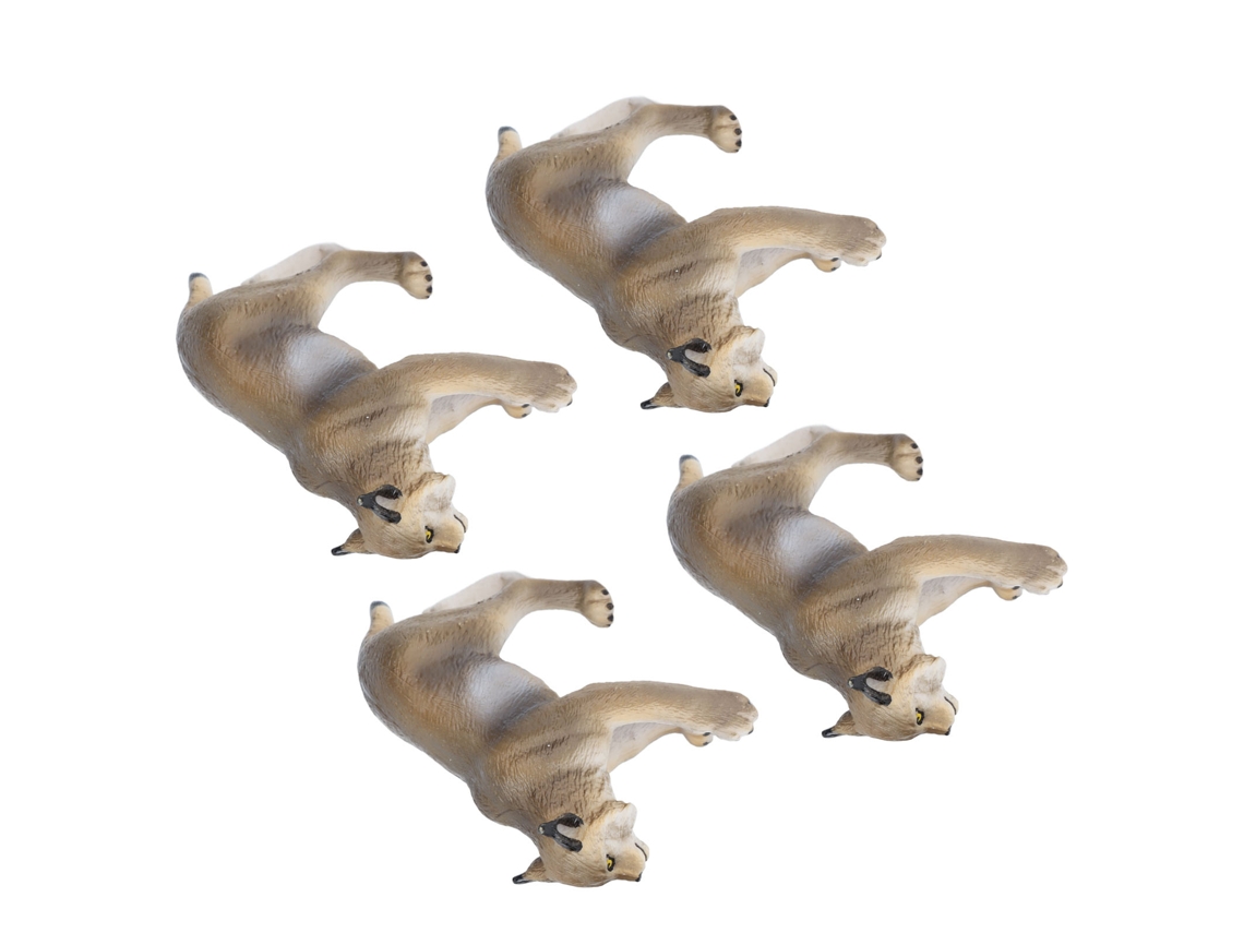 Primerox figurinha de Animal Lince Pvc Modelo Realista Brinquedo Educativo Coleção Presente para Crianças