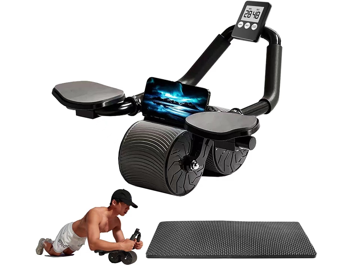 Lurelia Roda Abdominal Durável, Rolo De Treino Abdominal, Rolo De Treino De Ginásio, Roda Abdominal, Rolo Abdominal Com Rodas