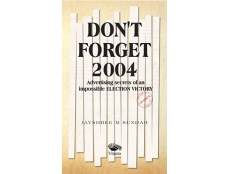 Livro Dont Forget 2004 de Jayshree M Sundar (Inglês)