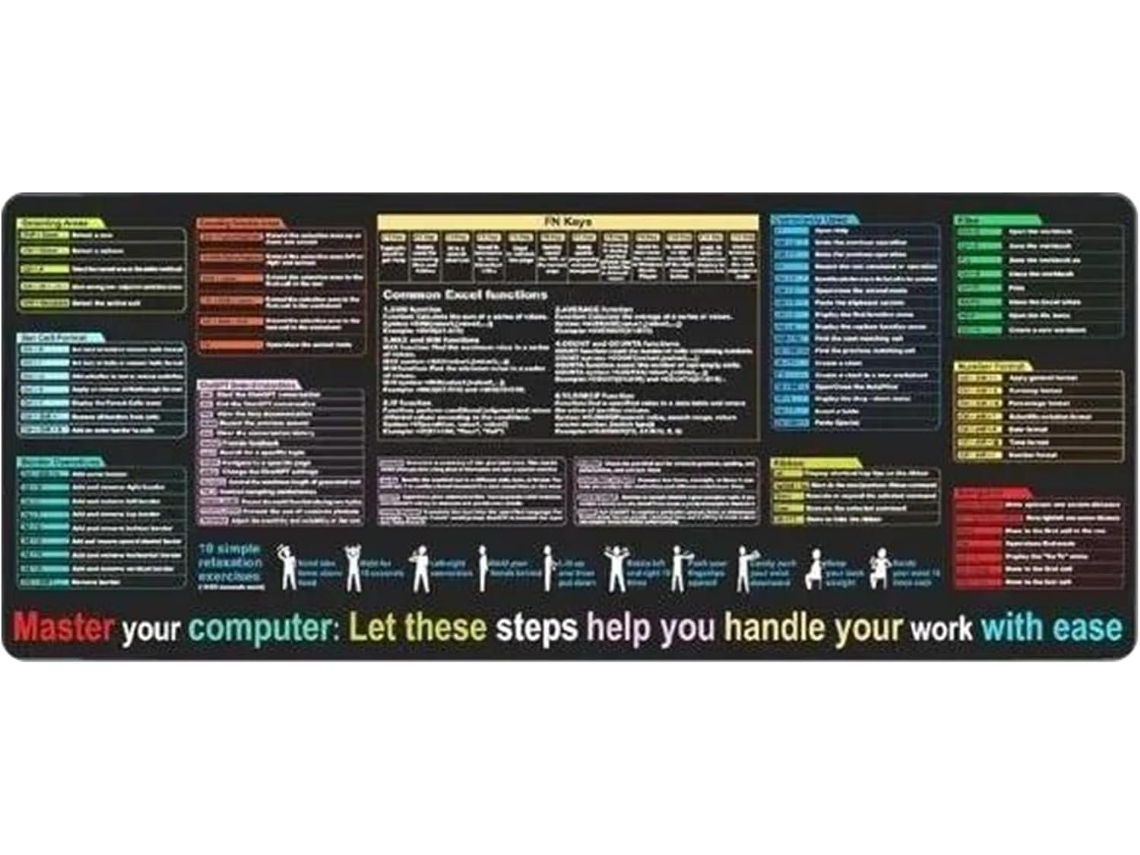 Mousepad Com Atalhos Integrados