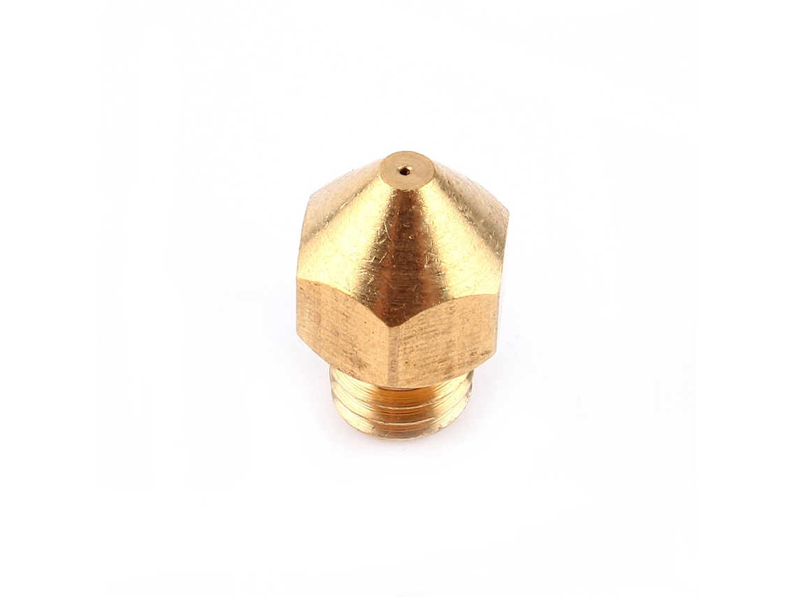 4 Peças De Bicos De Latão Extruder 0.2+0.3+0.4+0.5mm Para Impressora 3d Makerbot Mk8 Acessórios