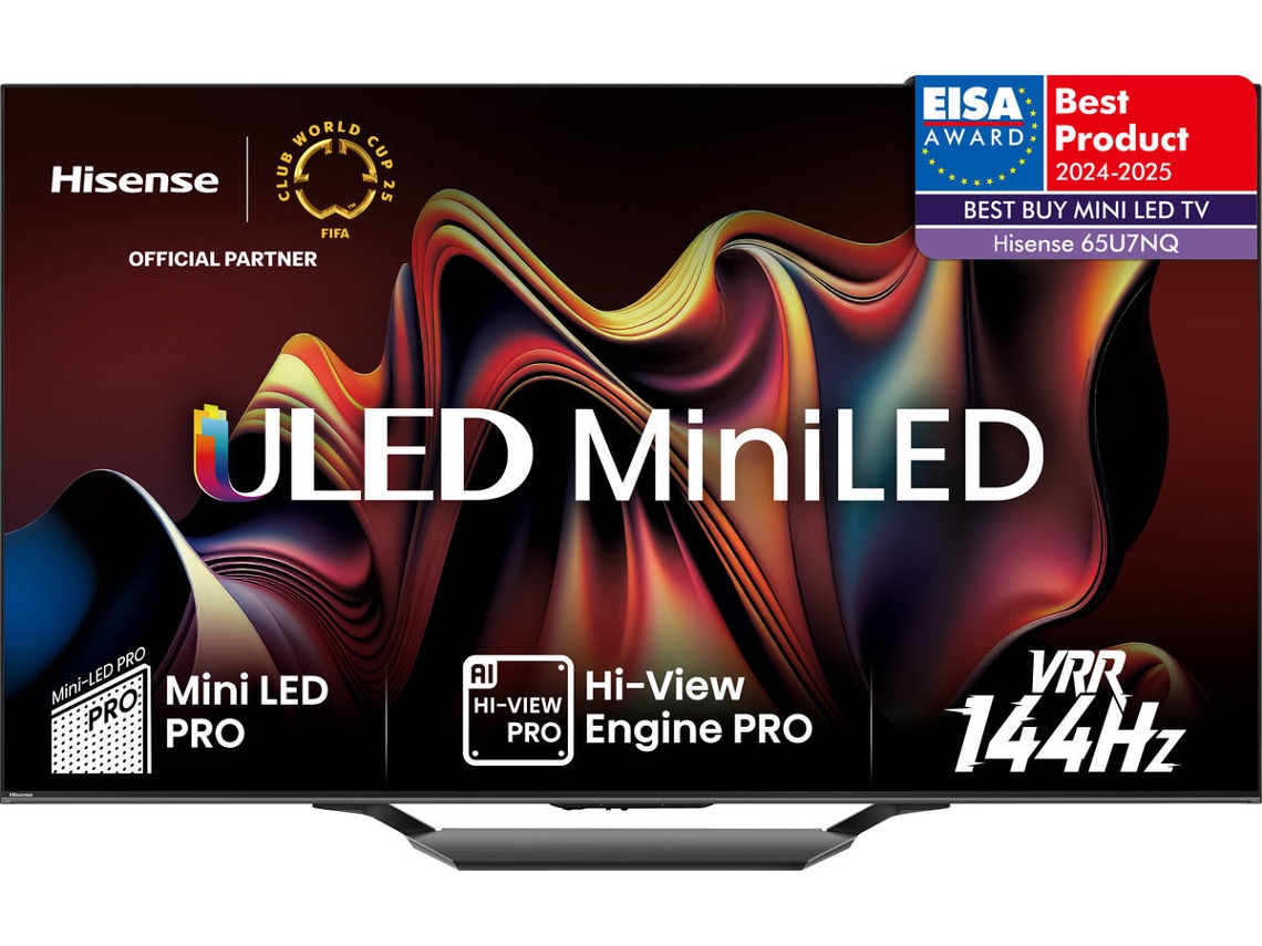 TV HISENSE 65U7NQ (ULED MiniLED - 65'' - 165 cm - 4K Ultra HD - Smart TV)