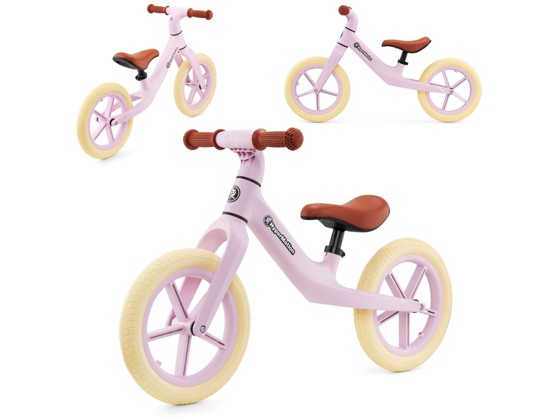 Bicicleta de Equilíbrio Infantil HYPERMOTION Marcelo Rosa Leve 1,75 Kg Rodas Pu 12''