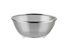 Coador De Cozinha Multifuncional Aço Inox 22x9cm