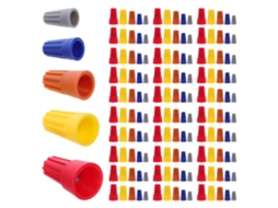 Conjunto De 220 Peças Conectores Mola Para Fios Elétricos, Com Tampas Codificadas Por Cores Para Emendas De Fios, Uso
