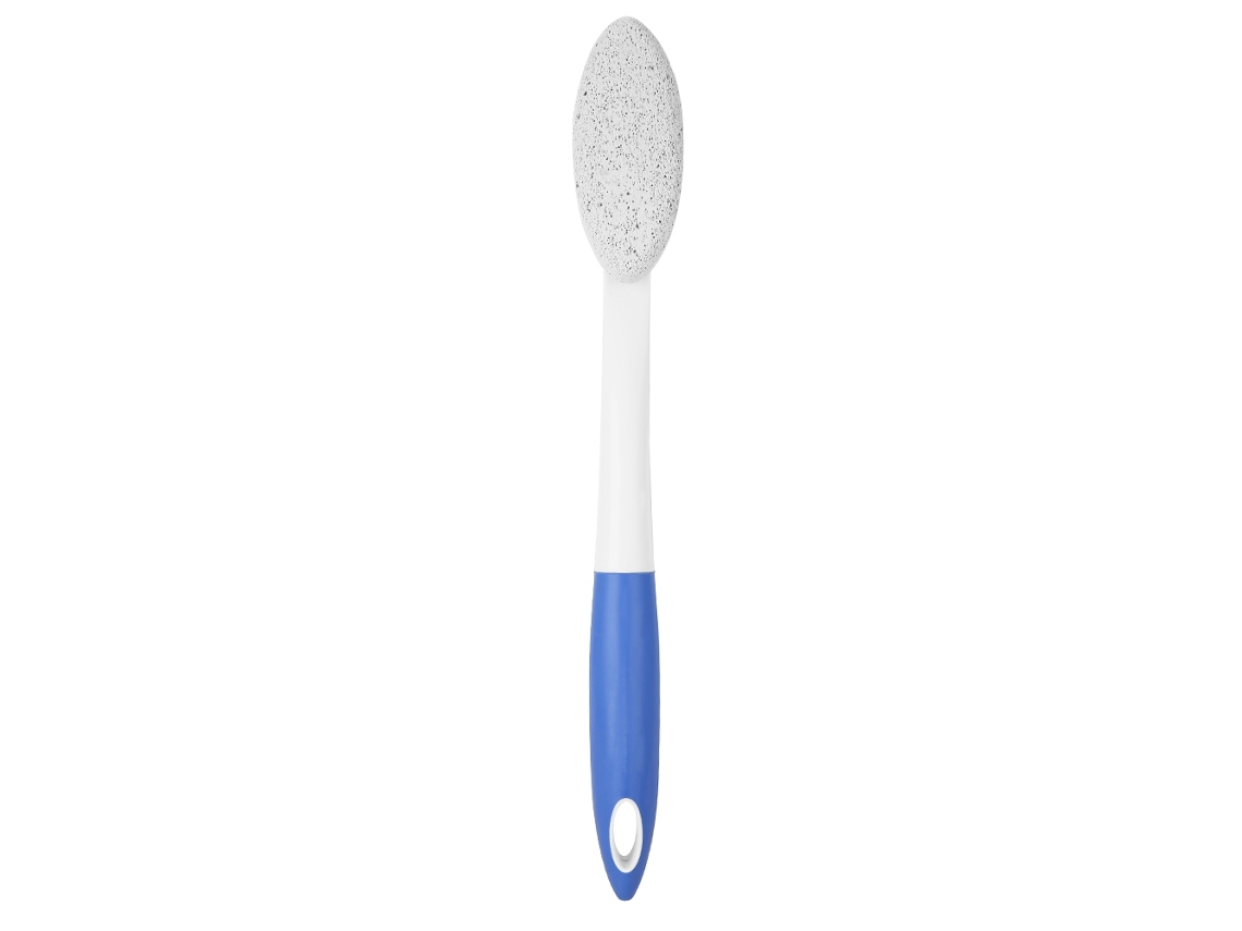 Escova De Pés Com Alça Longa Para Remover Pele Morta E Calos, Com Pedra Pomes Para Esfoliação E Massagem