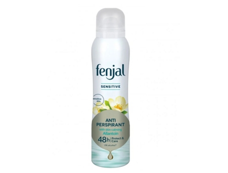 Desodorante Spray Sensitive, 150ml Proteção Suave para Peles Delicadas Fenjal