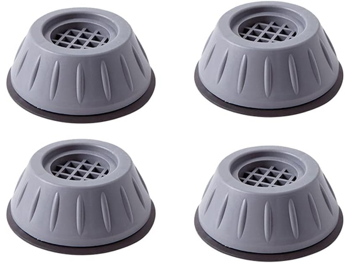 Suporte antivibração AQUAFORGE, para Máquina de Lavar, 4 peças