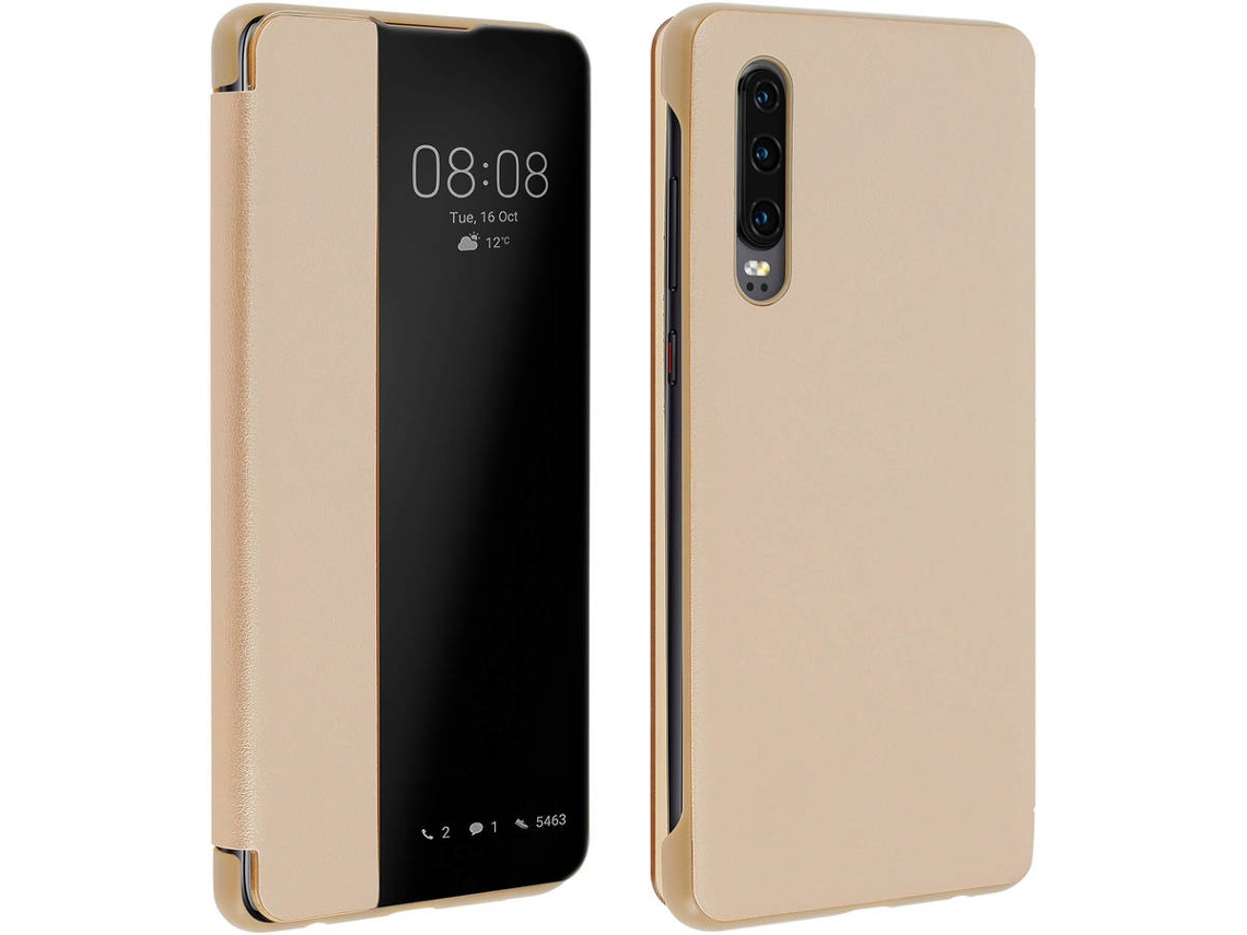 Capa Huawei P30 AVIZAR Window Dourado