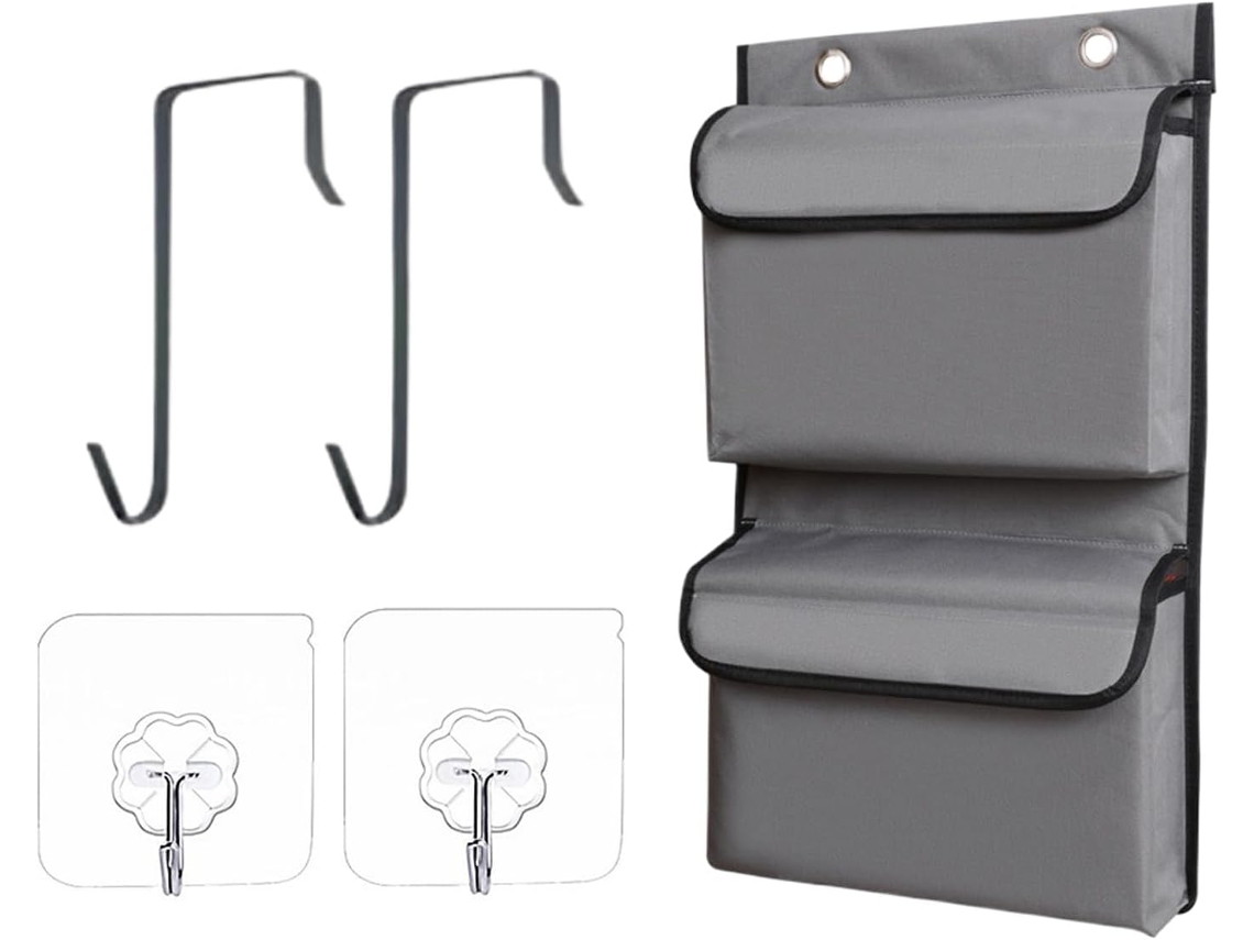 Organizador Para Pendurar Na Porta, Armazenamento Atrás Da Porta, Prateleira Organizadora Vertical À Gokoco
