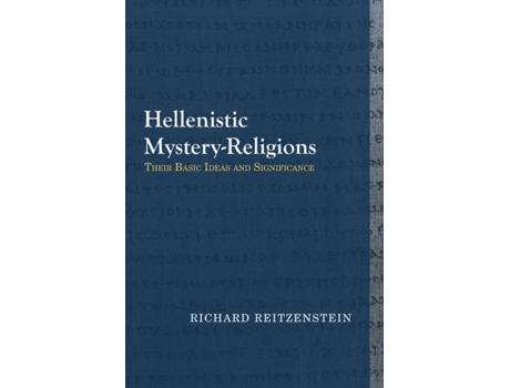 Livro hellenistic mystery-religions de richard reitzenstein (inglês)