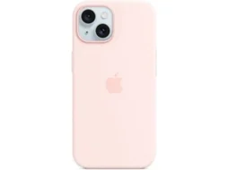 Capa APPLE iPhone15 Silicone Case MagSafe (Light Pink)