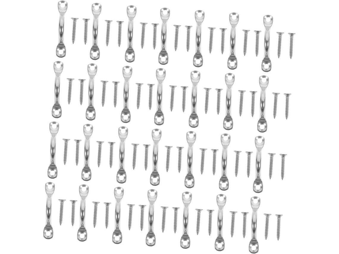 Conjunto De 50 Tiras De Aço Inoxidável Com Fivela E Ilhós De Rosca Para Caiaque, Barco E Canoa