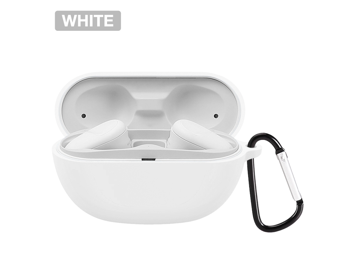 Aetheria capa Protetora de Silicone com Carabiner À Prova de Poeira para Sony Wf sp800n
