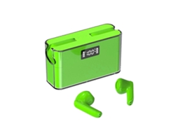 Fone De Ouvido Bluetooth Sem Fio Com Fonte De Alimentação Móvel, Fones De Ouvido Esportivos Semi Intra Auriculares Com Visor Digital Puw0766 Ly Ebike