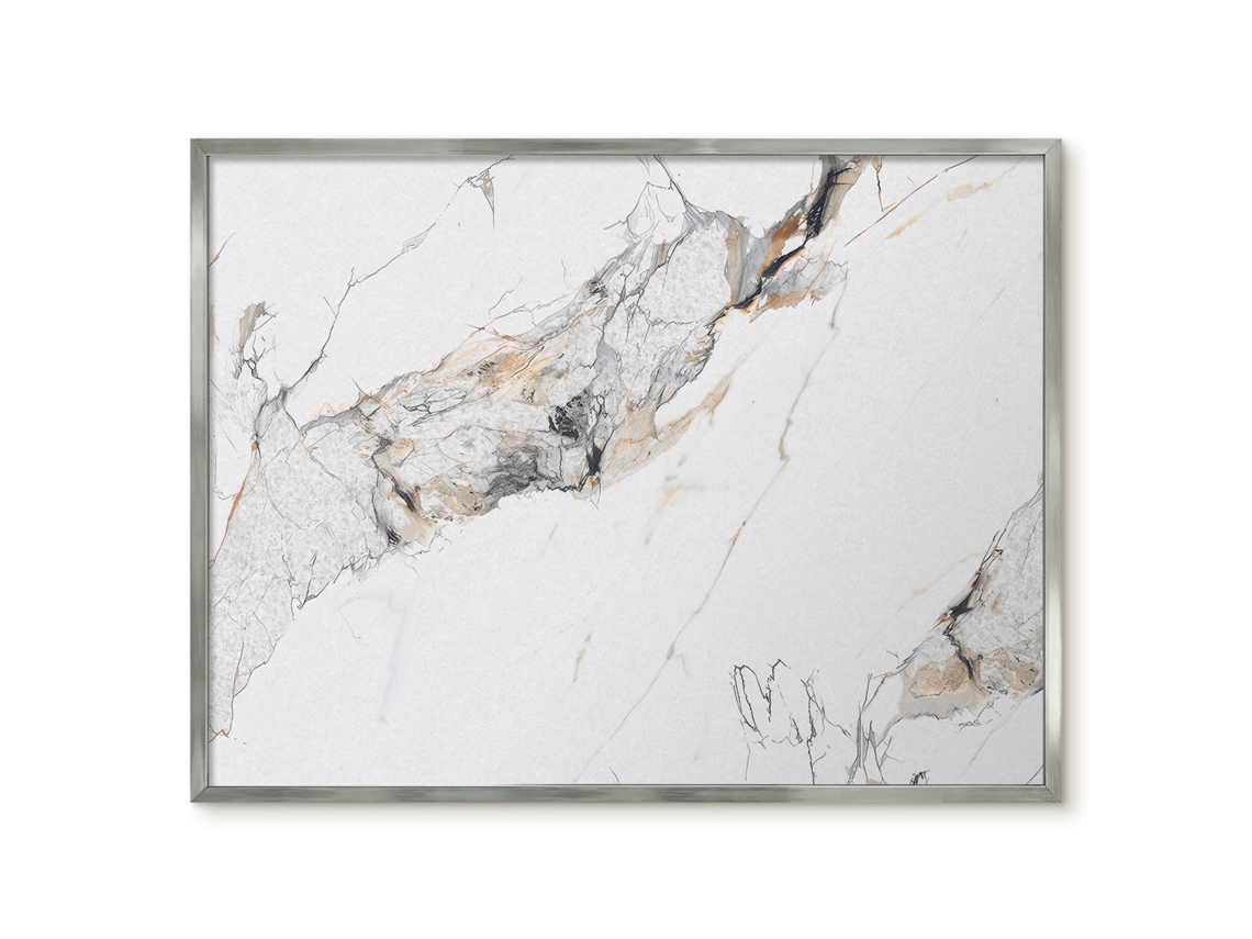 Magnetic Wall Board Gray Elegance For The Office Espelharte (80x60 Cm)