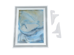 Mali pintura de Arte com Areia Móvel Decoração Liquid 3d para Mesa Relaxante Azul