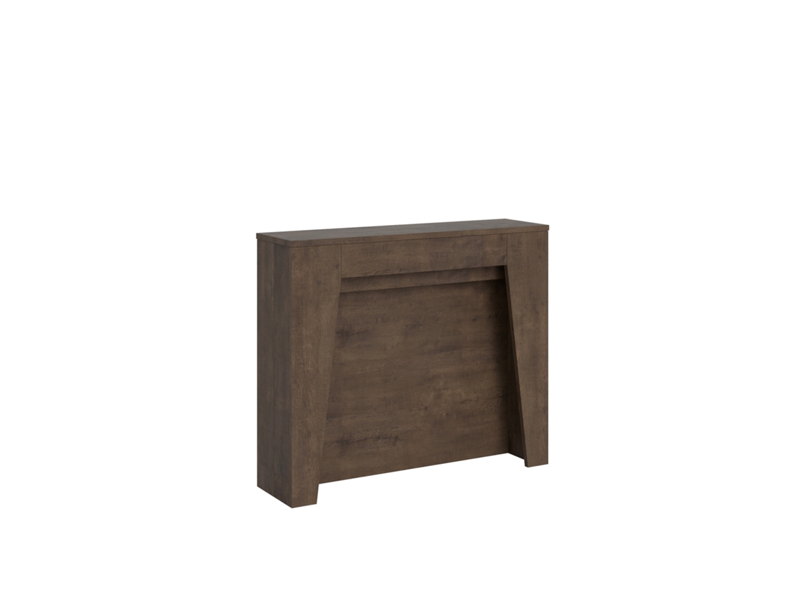 Mesa Consola Extensível 90X25/181 Cm Anea Nogueira