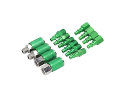 Kit Conector Ar 1/4 Npt Acoplador E Plugues Alumínio