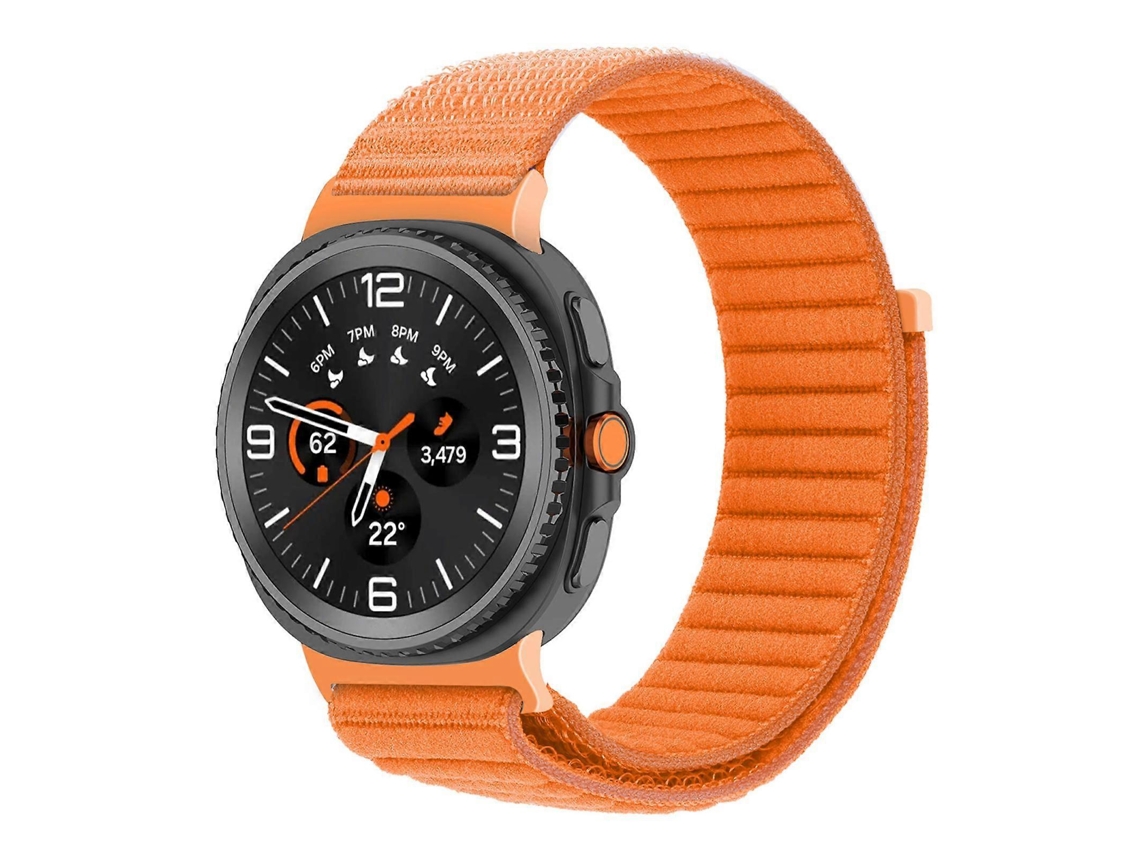Pulseira De Nylon Trançado Com Textura Ondulada Na Mesma Cor Para Samsung Galaxy Watch8 / Watch8 Classic