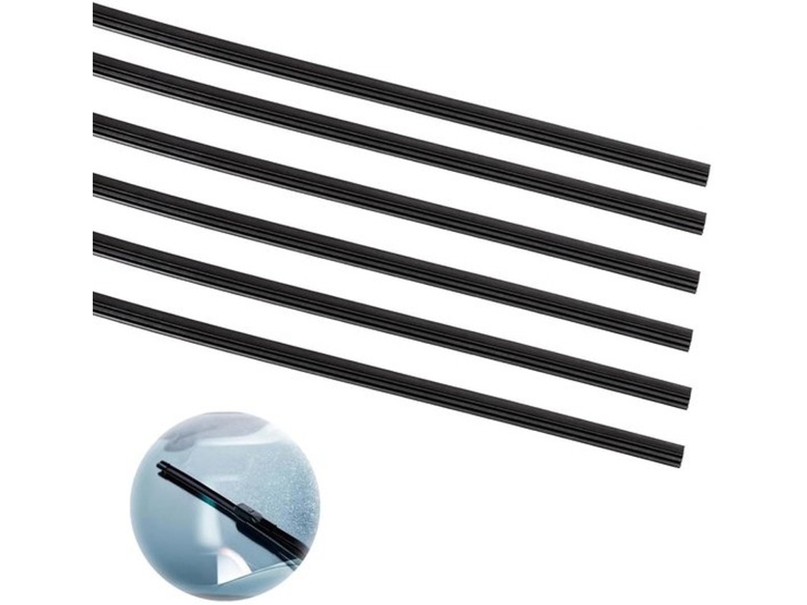 Ruitenwisserrubber 800 Mm - Vervangende Rubber - 8 Unidades - Compatível Com Todos Os Ruitenwissers - Rubber - Preto - Ruitenwisher