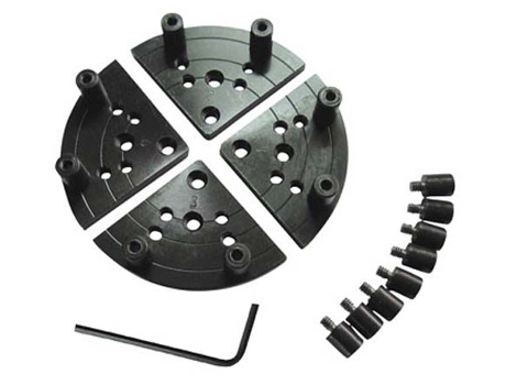 HOLZSTAR 5931055 Kit de placas de madeira com mandíbula de 4 garras