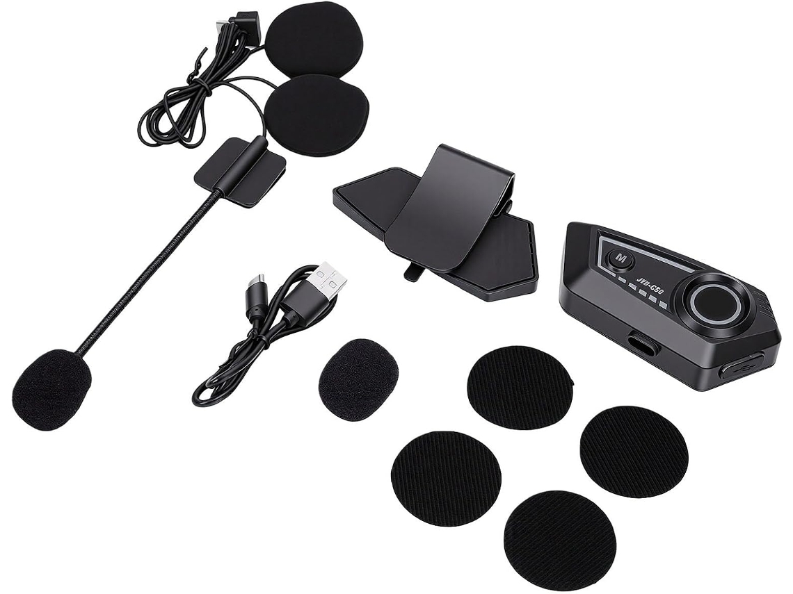 Capacete Bluetooth Para Moto, Léger, Resistente À Água, Supressão Inteligente De Bruto, Equitação E Esqui,