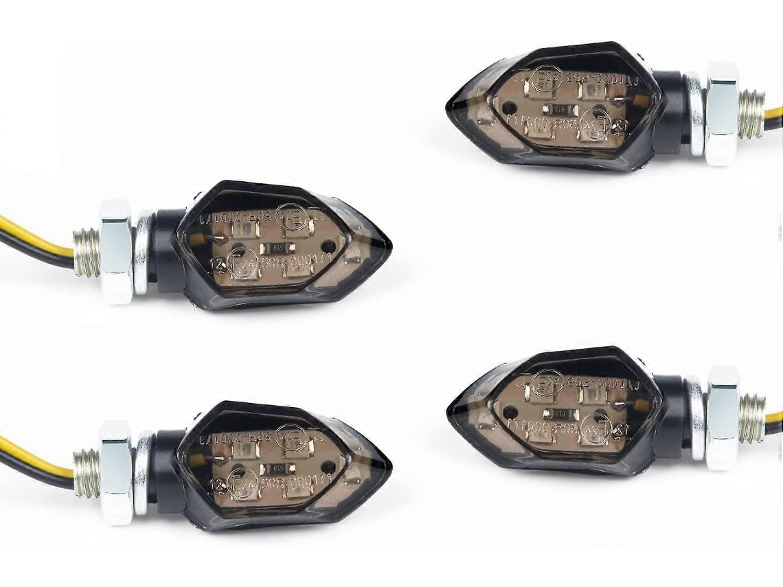 4 Piscas De Led Para Motocicleta Com Setas Sequenciais