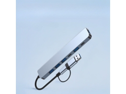 Lurelia Hub Usb-c Csd-1216 Com 4 Portas, Cabo 15 Cm