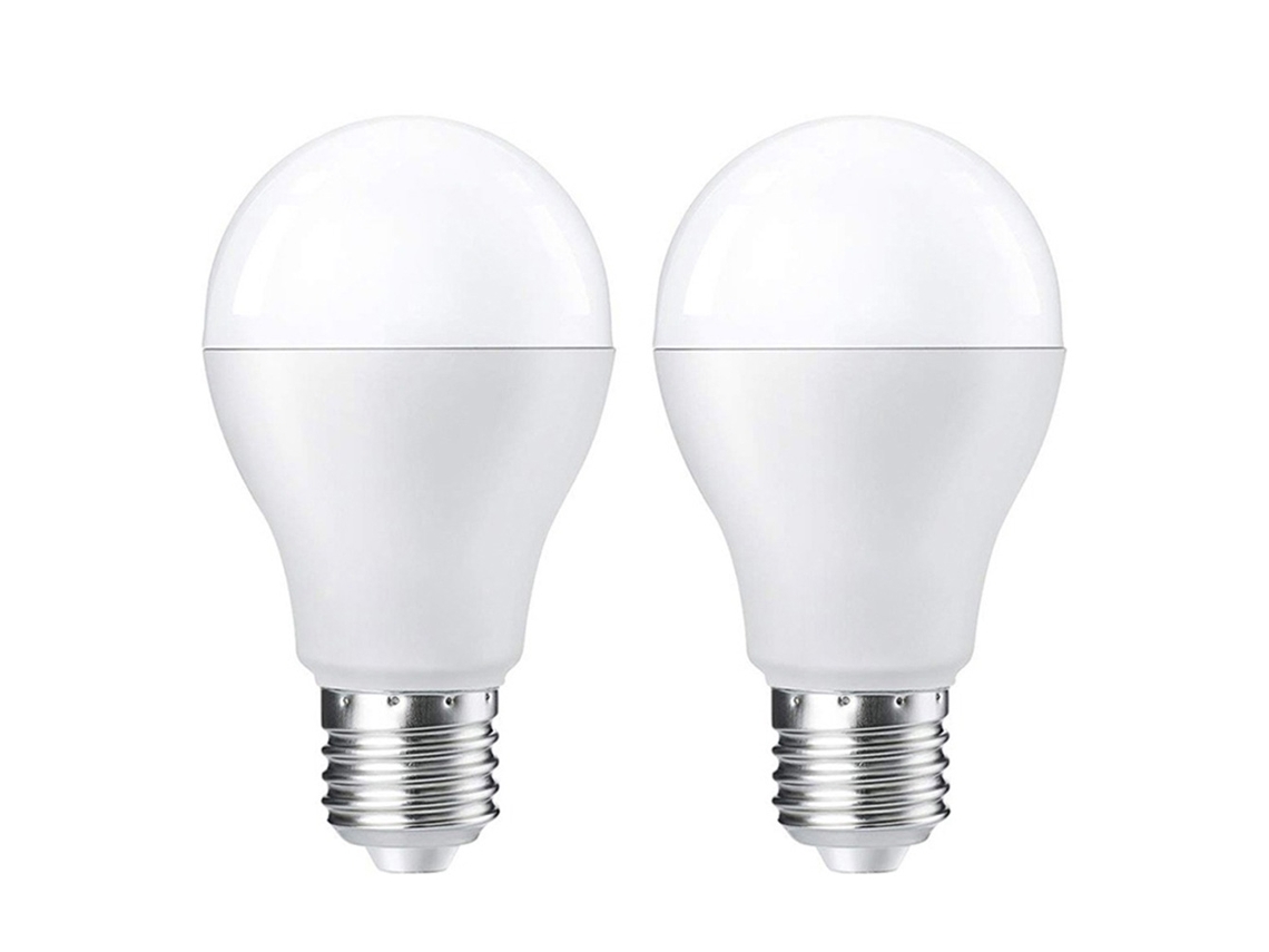 Lâmpada led e27 7w equivalente a19 branco dia 6500k não regulável pacote com 2 unidades S/MARCA