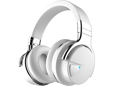 ELKUAIE Fones de Ouvido com Cancelamento de Ruído Ativo com Microfone Fones de Ouvido Bluetooth