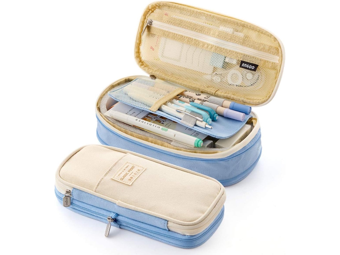 Estojo para Lápis, Grande, com Bolsos AQUAFORGE