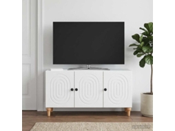 Vidaxl Gabinete Para Tv Branco 99 X 34,5 X 50 Cm Derivados De Madeira