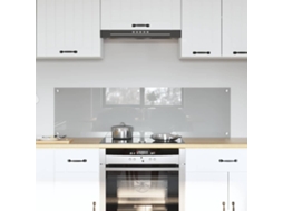 Vidaxl Painel De Cozinha 2 Unid. Cinzento-claro 70 X 40 Cm